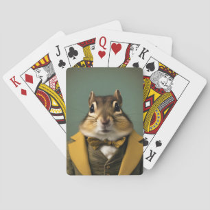Smart Chipmunk Spielkarten