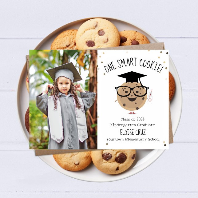 Smart Cookie Foto Kinder Abschluss Ankündigung (Von Creator hochgeladen)