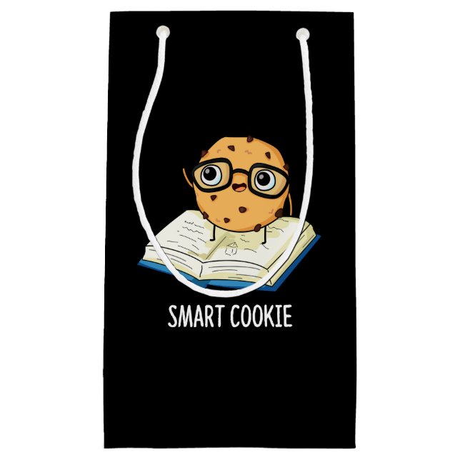 Smart Cookie Funny Snack Pub Dark BG Kleine Geschenktüte (Vorderseite)