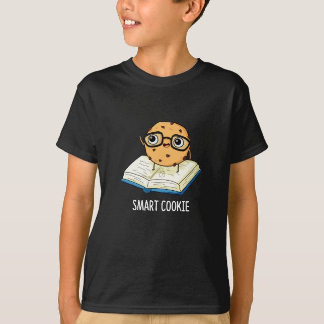 Smart Cookie Funny Snack Pub Dark BG T-Shirt (Vorderseite)