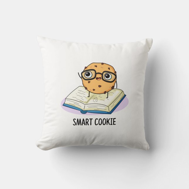 Smart Cookie Funny Snack Pub Kissen (Vorderseite)