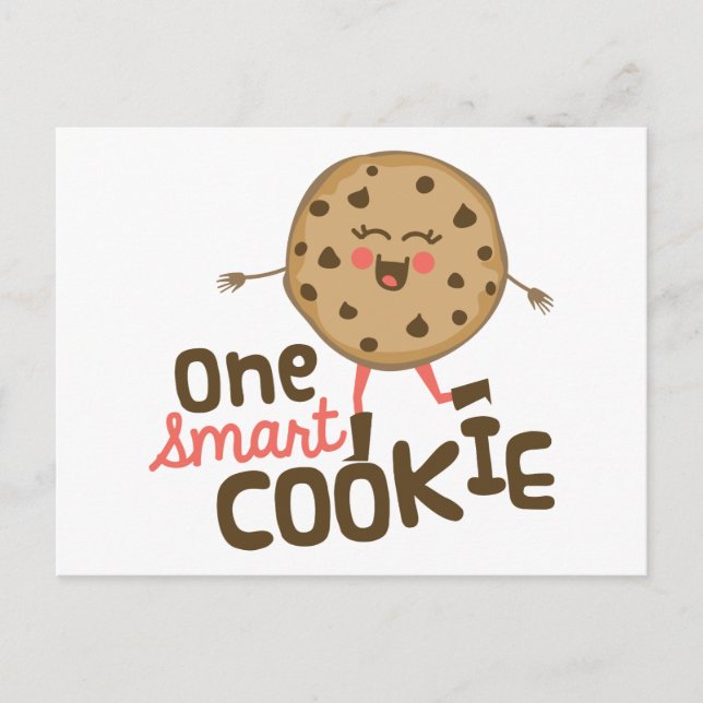 Smart Cookie Postkarte (Vorderseite)