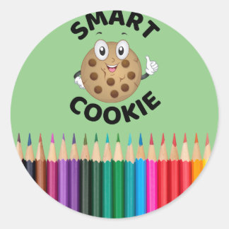 Smart Cookie Runder Aufkleber