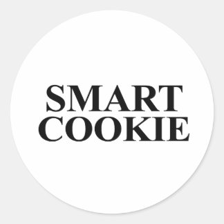 Smart Cookie Runder Aufkleber