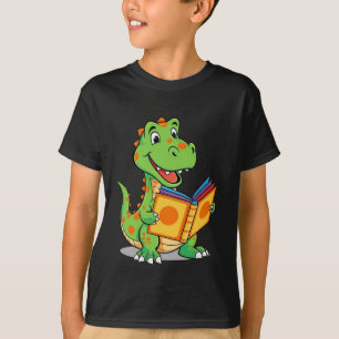 Smart Dinosaurier lesen Book Kids T - Shirt" T-Shirt