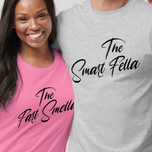 Smart Fella Shirt, Paare Shirt, Funny Shirt (Von Creator hochgeladen)