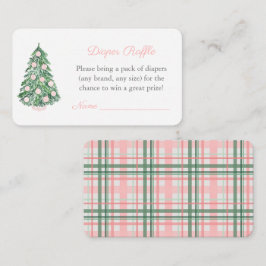 Smart Holidays Baby Dusche für Girl Diaper Raffle Begleitkarte