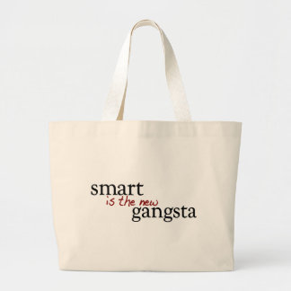 Smart ist das neue Gangsta Jumbo Stoffbeutel