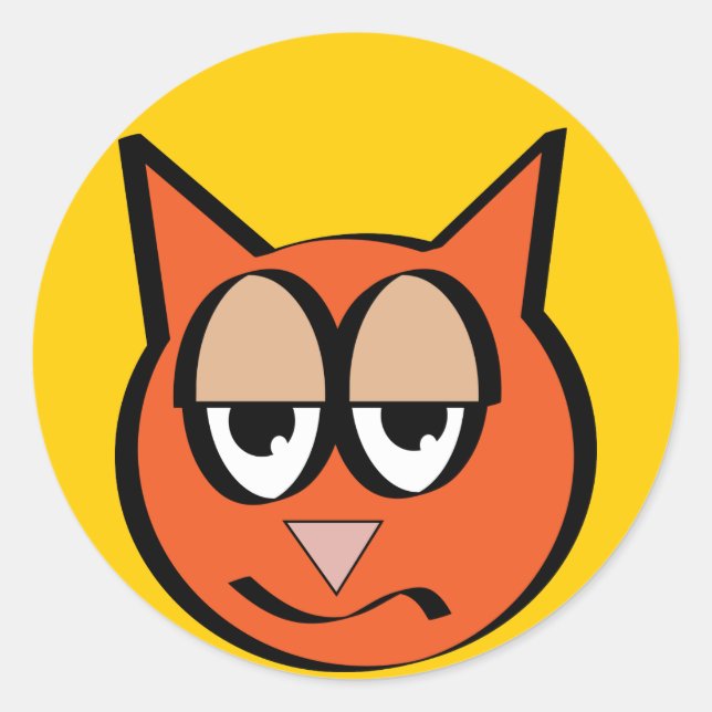 Smart Kat Sticker (Vorderseite)