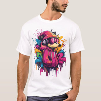 Smart Maus Grafik T-Shirt