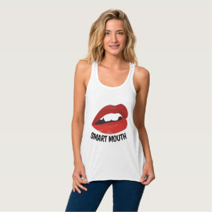 SMART MOUTH Ladys Funny T - Shirt