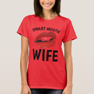SMART MOUTH, lustige EHEFRAU T - Shirt