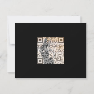 Smart Orange Shades Monochrome Indie Song Qr Code Einladung