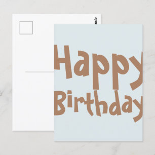 Smart Party Happy Birthday Card Postkarte