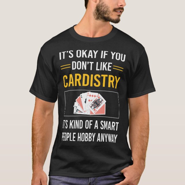 Smart People Cardistry Cardist T-Shirt (Vorderseite)