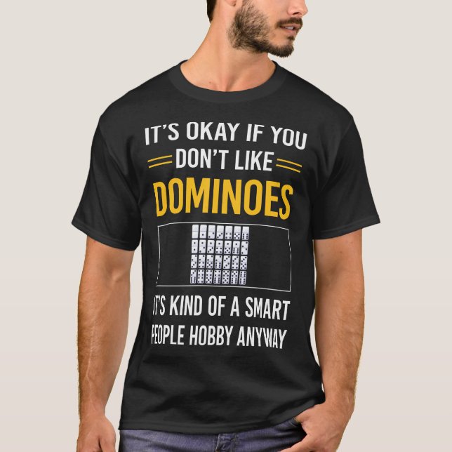 Smart People Dominoys T-Shirt (Vorderseite)