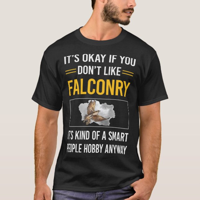 Smart People Falconry T-Shirt (Vorderseite)
