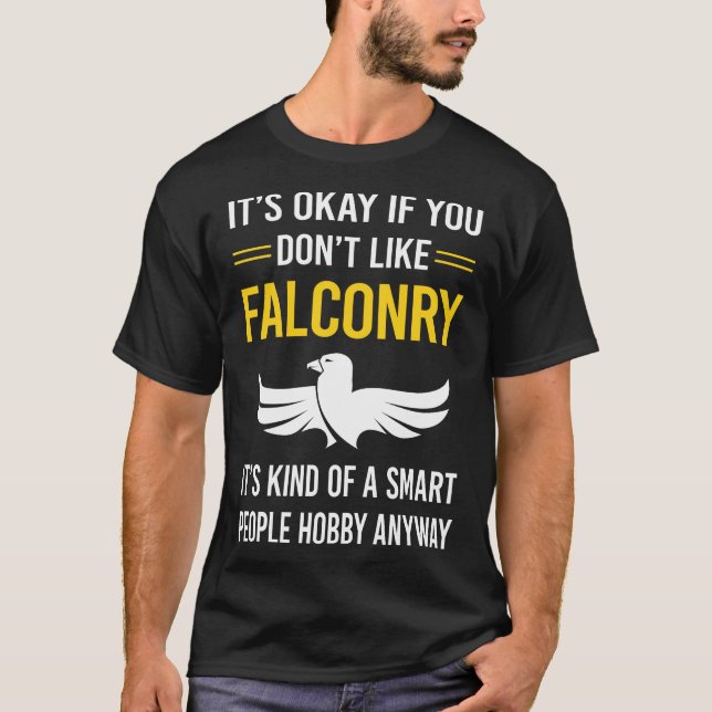 Smart People Falconry T-Shirt (Vorderseite)