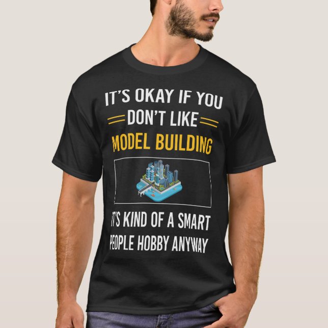 Smart People Model Gebäude T-Shirt (Vorderseite)