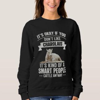 Smart People Rind Bauer - Kuhzucht Charolais Sweatshirt