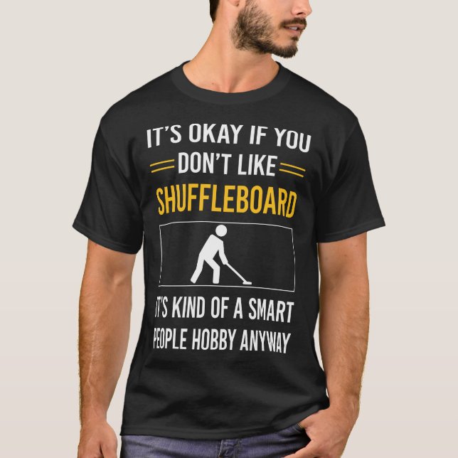 Smart People Shuffleboard T-Shirt (Vorderseite)