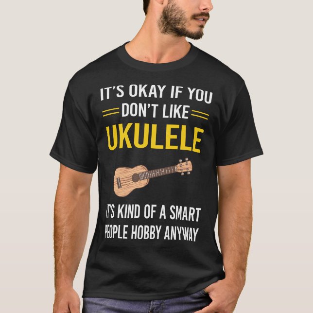 Smart People Ukulele T-Shirt (Vorderseite)