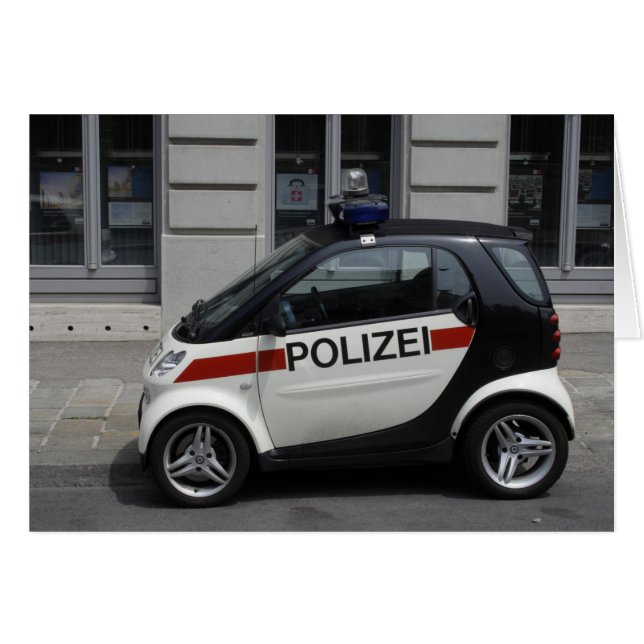 Smart Polizei Auto (Vorderseite (Horizontal))