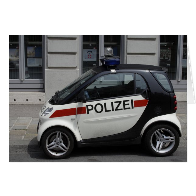 Smart Polizei Auto (Vorderseite (Horizontal))