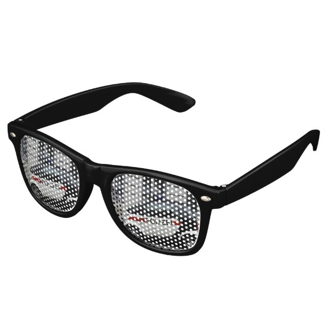 Smart Polizei Auto Sonnenbrille (Schrägansicht)