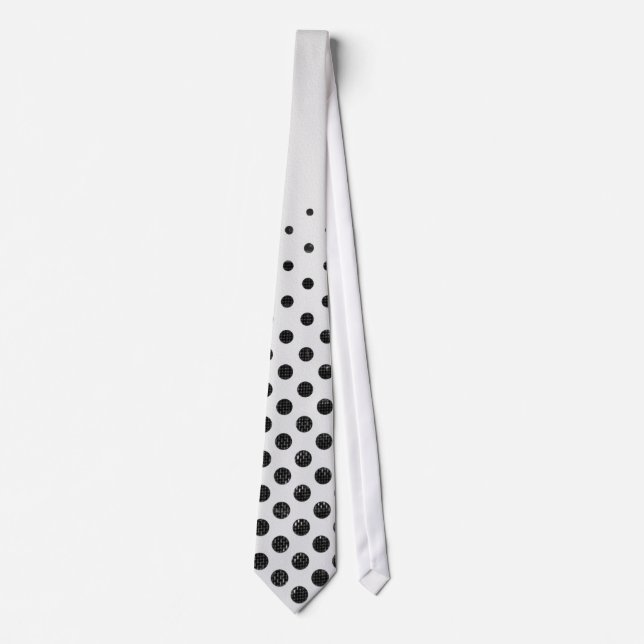 Smart polka dot mens Neck Tie Krawatte (Vorderseite)