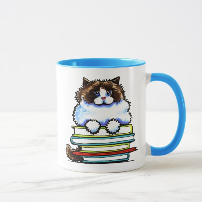 Smart Ragdoll Kitty Books Tasse (Rechts)