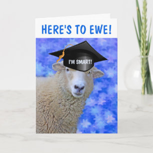 Smart Sheep Abschluss Card Karte
