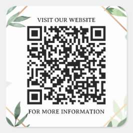 Smart Square: Business QR Code Aufkleber