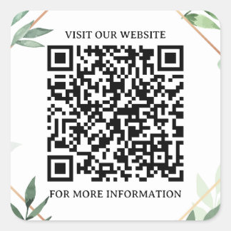 Smart Square: Business QR Code Aufkleber