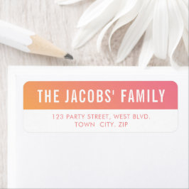 SMART Stilvoll moderne ombre rosa gelben Farbverla