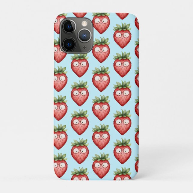 Smart Strawberry  Case-Mate iPhone Hülle (Rückseite)