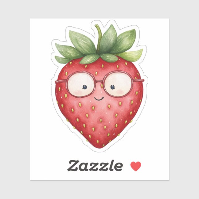Smart Strawberry Sticker (Blatt)