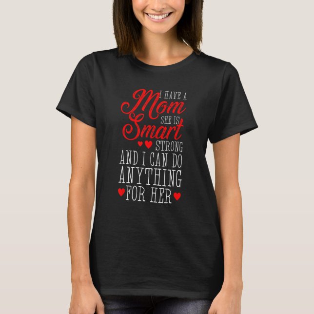 Smart Strong Mama Mother Mama Family Oma Oma T-Shirt (Vorderseite)
