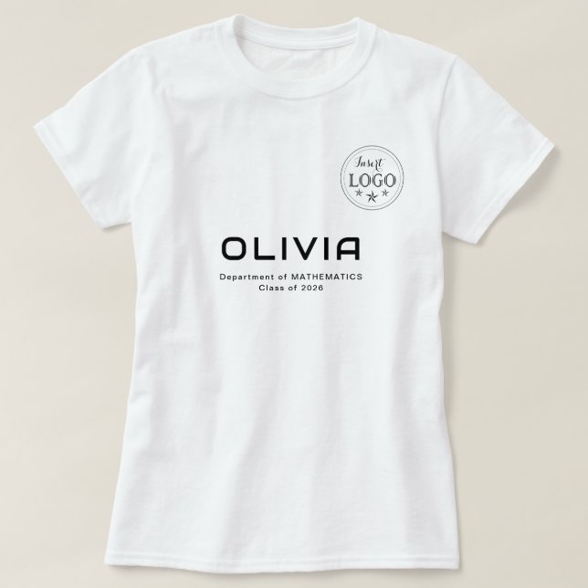 Smart Style Akademisches T-Shirt mit informativem  (Design vorne)