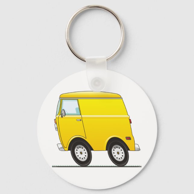 Smart Van Yellow Schlüsselanhänger (Vorderseite)