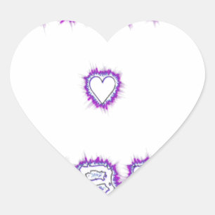 Smart Vibes Zitat Text Art Design Herz-Aufkleber