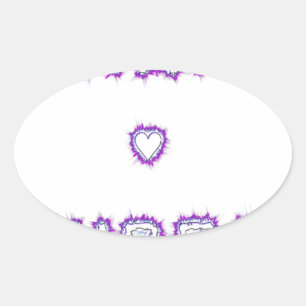 Smart Vibes Zitat Text Art Design Ovaler Aufkleber