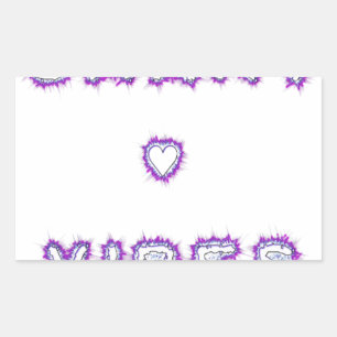 Smart Vibes Zitat Text Art Design Rechteckiger Aufkleber