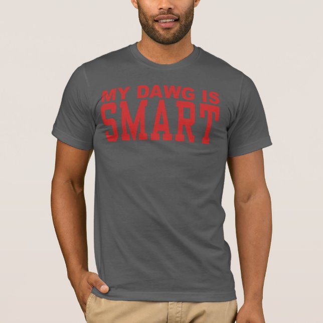 SmartDawg (dunkelgrau) T-Shirt (Vorderseite)