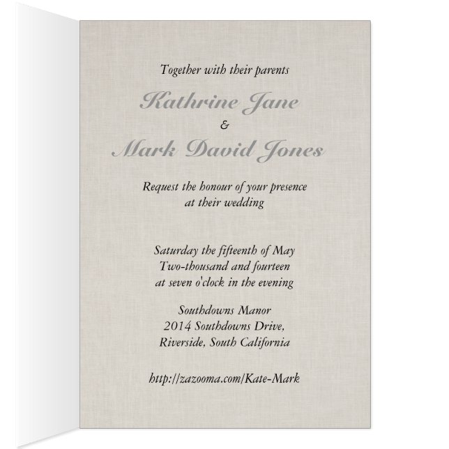 SmartElegance Gray Wedding Collection (Innen (Rechts))