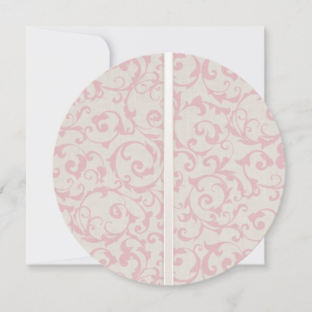 SmartElegance Rosa Wedding Collection Einladung (Vorderseite)
