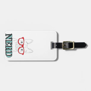 Smartest Boston Terrier Black and White Niedlich W Gepäckanhänger