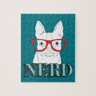 Smartest Boston Terrier Black and White Niedlich W Puzzle