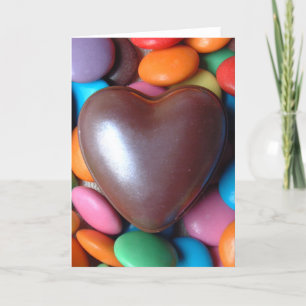 Smartie Herz Feiertagskarte