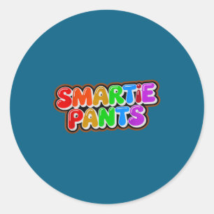 Smartie Pants Squad Smarty Bildung Runder Aufkleber